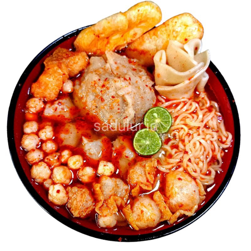 

Bocirat rempong isi siomay + mie instan