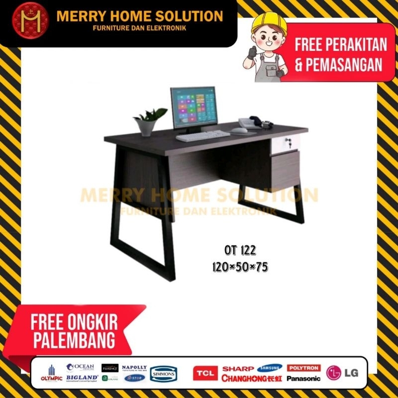 meja kerja minimalis meja kantor meja komputer siantano OT 122