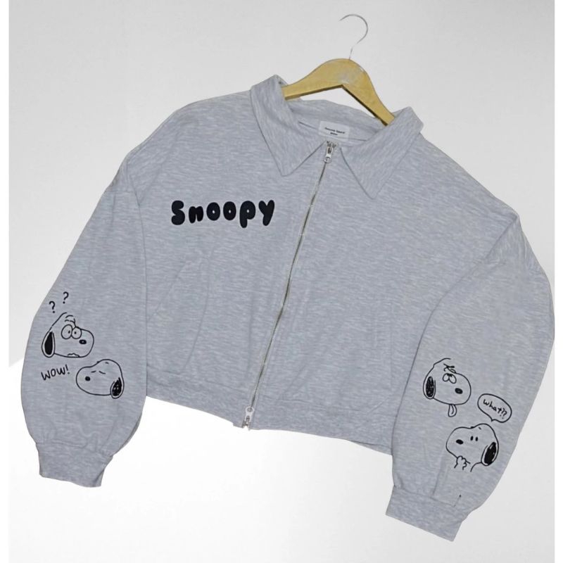 JAKET WANITA SNOOPY CROOPE