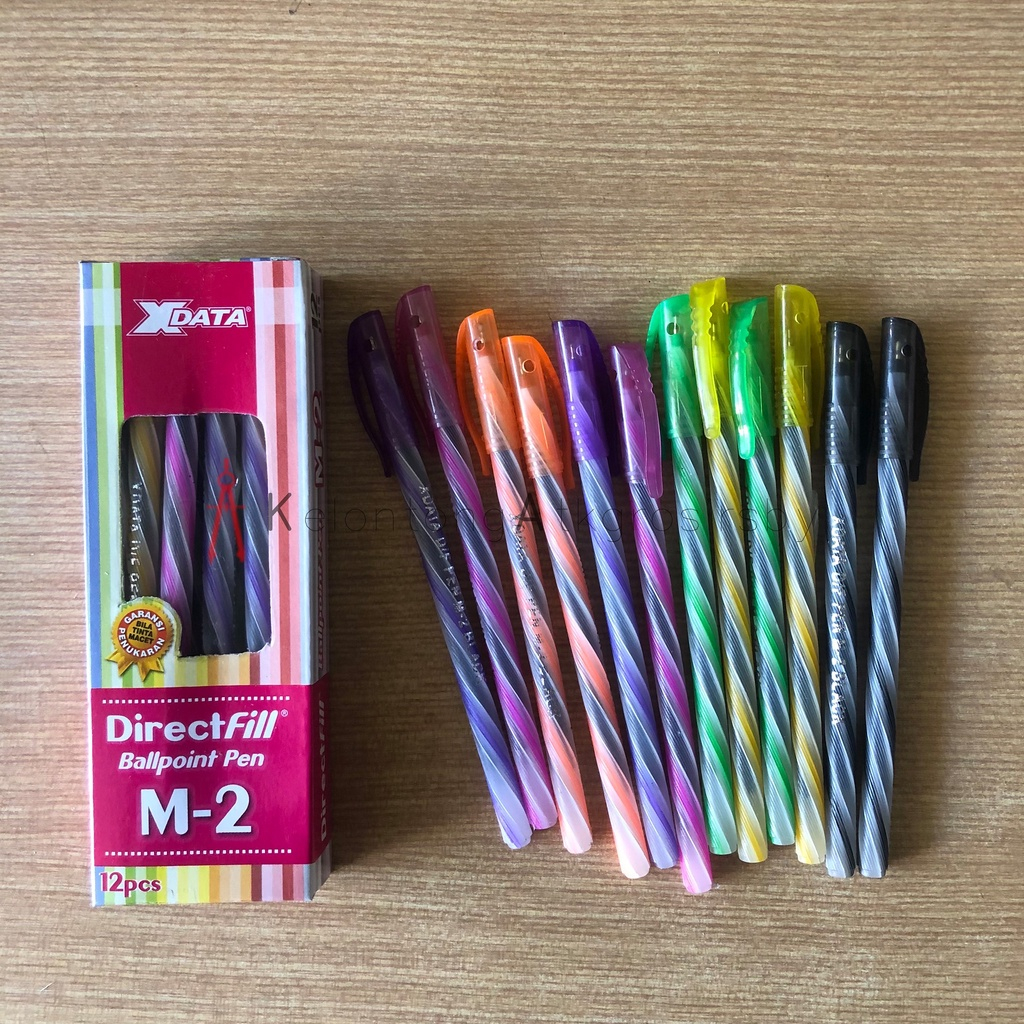 

Ballpoint / Puplen / Bolpen Lilin Ulir XData / X-Data / X Data M2 lusinan