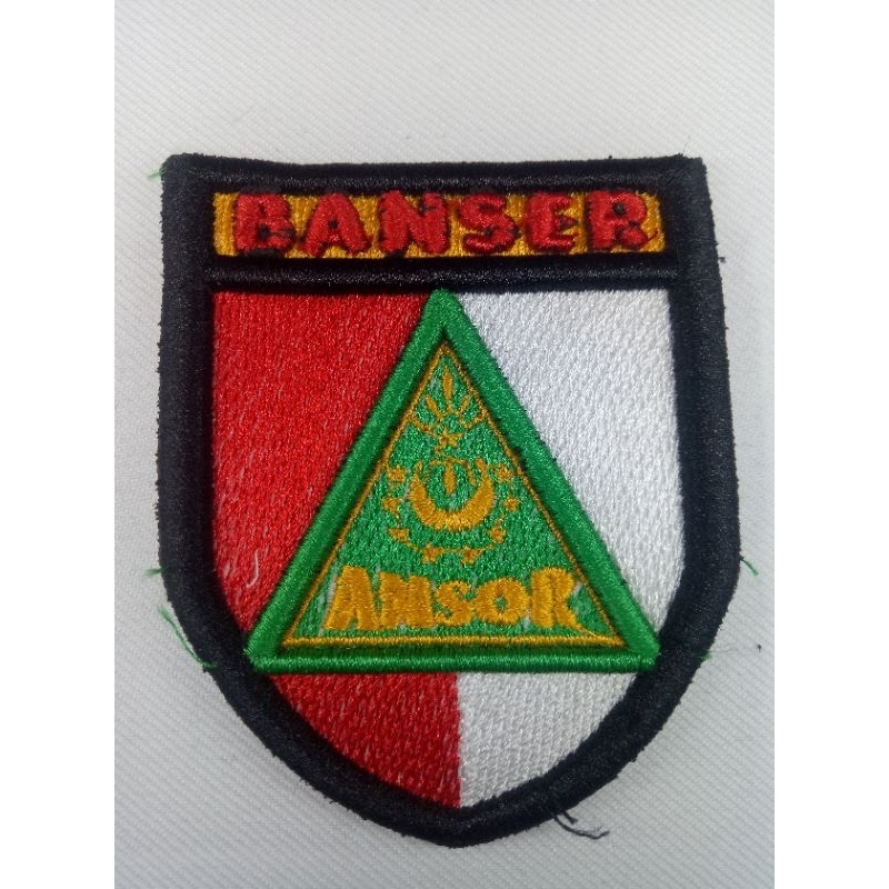 Badge Bed Ansor Banser Timbul Bordir