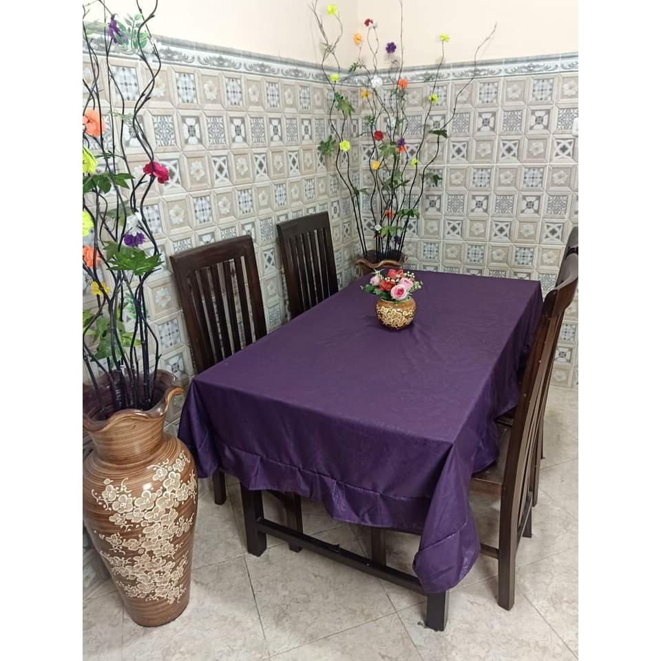 Grosir Taplak Meja Makan Kain Aneka Motif /Alas Meja Makan Motif Rumbai 140220