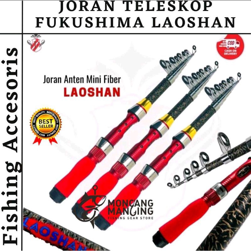 JORAN PANCING FUKUSHIMA LAOSHAN JORAN ANTEN TELESKOP MINI FIBER TERLARIS