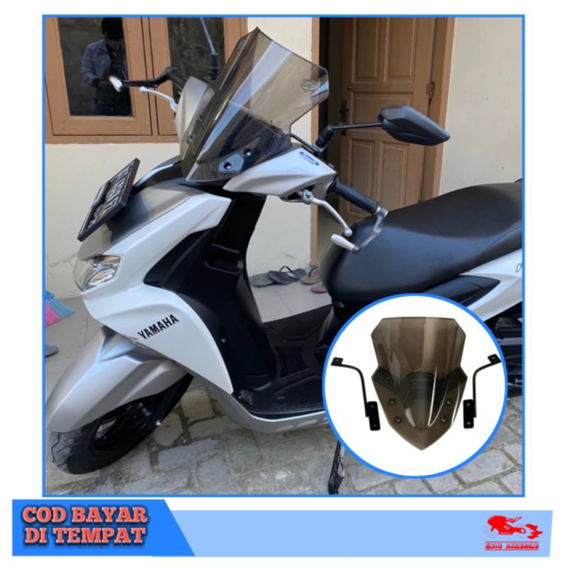 Windshield Yamaha Freego 125 Visor penadah angin Freego 125 NEMO