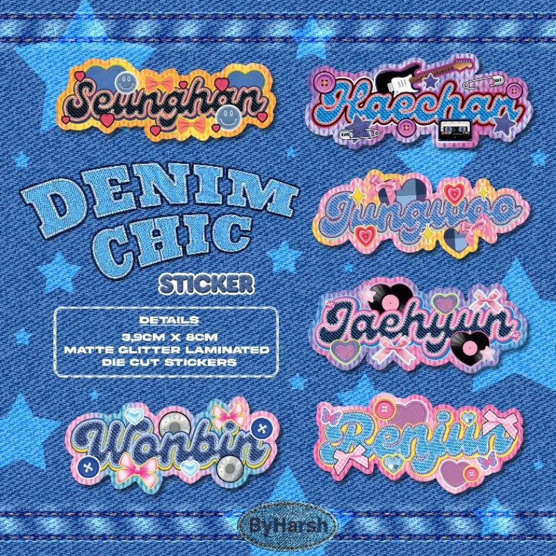 

DeNiM CHic Stickers VOL.1 & VOL.2