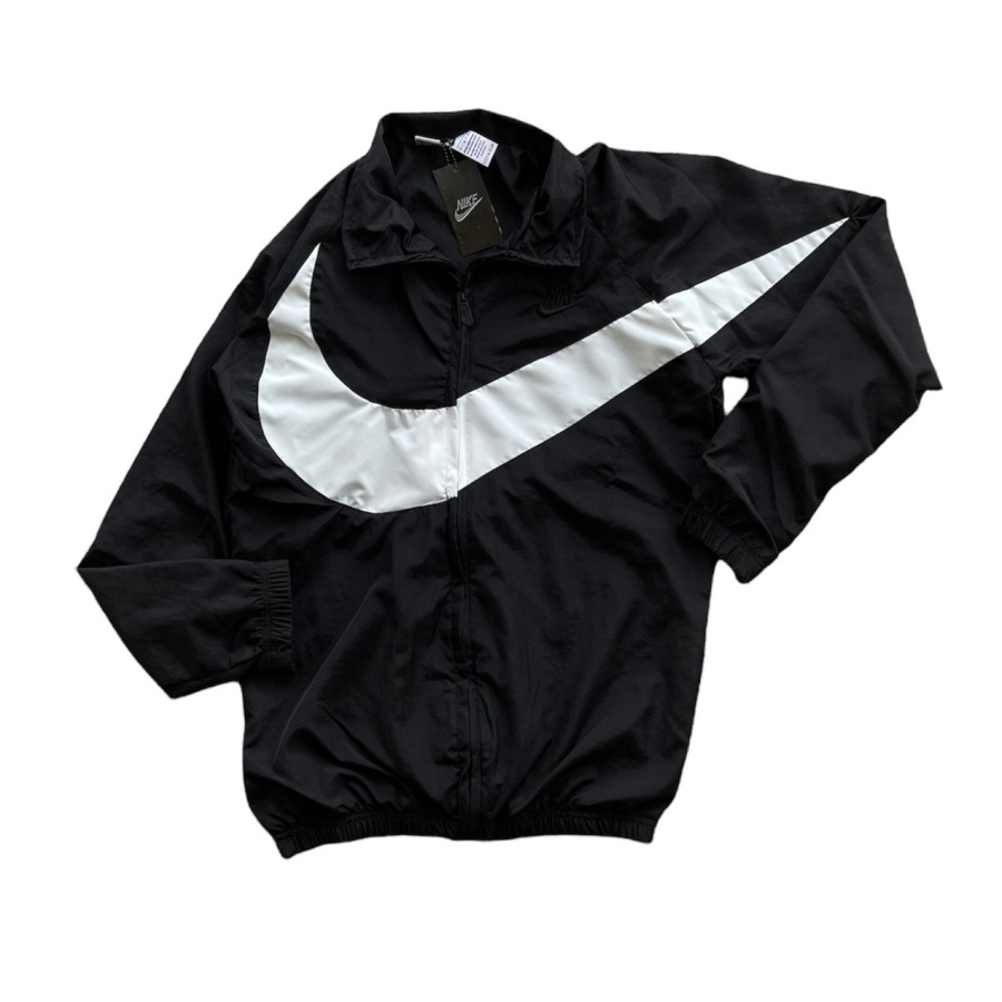 Vintage Jacket Nike Big Swoosh Black