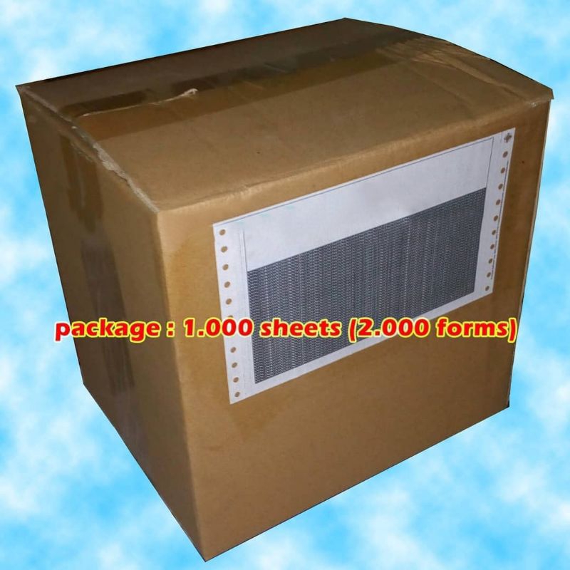 

Kertas Cetak Slip Gaji Rangkap 3 Payroll Slip Papper Continuous Form 3 ply isi 1000 lembar