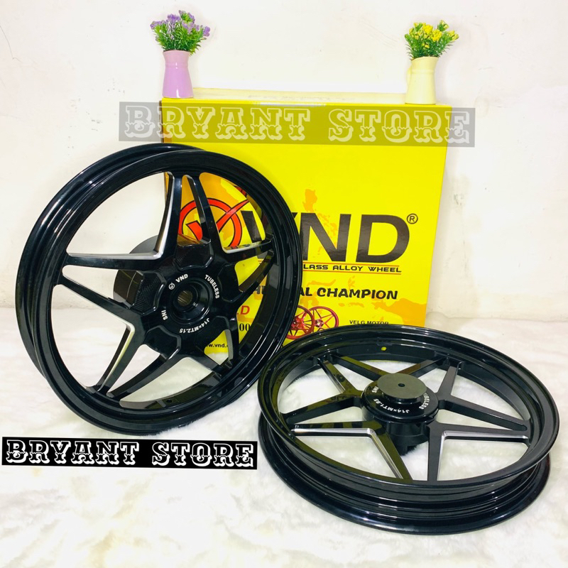 VELG VND RACING V SPEED 185x14 &amp; 215x14 - BEAT VARIO 110 SCOOPY SPACY GENIO VARIO 125 VARIO 150 VARIO110 VARIO125 VARIO150 VSPEED 185 215 RING 14