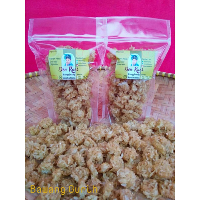 

Rengginang mentah rasa bawang gurih 1kg kue lebaran kue kering