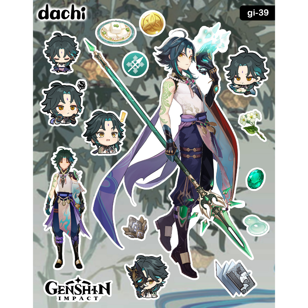 

Dachi Sticker Genshin Impact Xiao - GI-39 Peel Off