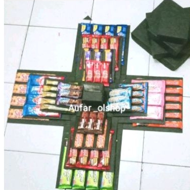 

explotion box 4 layer + uang tarik / parcel ultah request