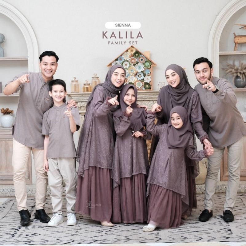 KALILA FAMILY SET BY ZAYRA HIJAB [PO BATCH 2] (harga DP dikirim gift dulu)