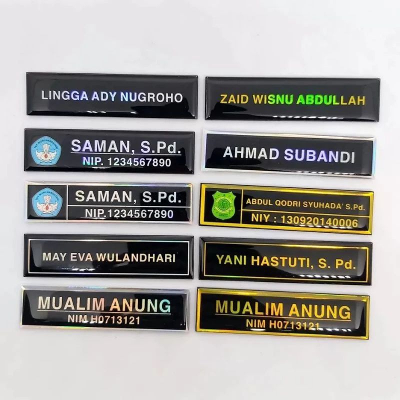 

Name Tag / Papan Nama Dada