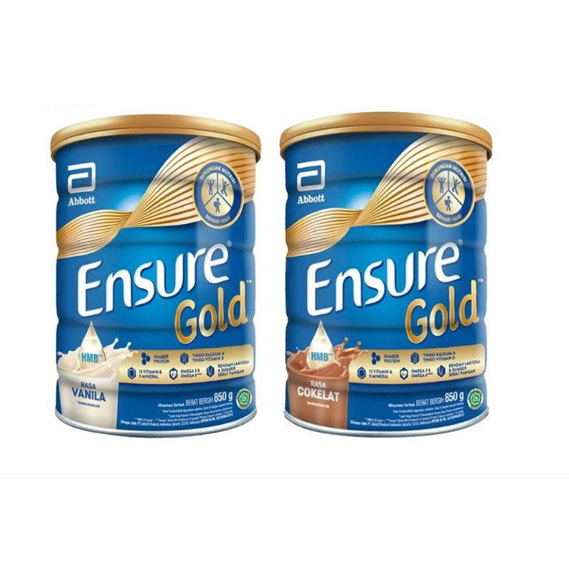 

Ensure Nutrition Powder 850 gram Susu untuk Lansia rasa Vanila atau Cokelat