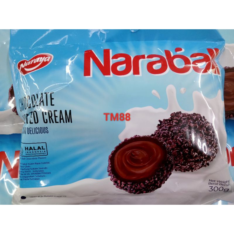 

WAFER SALUT KUKIS RASA COKELAT NARAY/NARABALL WAFER BALL CHOCOLATE FLAVOUR