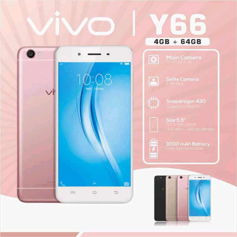 HP Vivo Y66 Ram 4/64 Gb Handphone Murah
