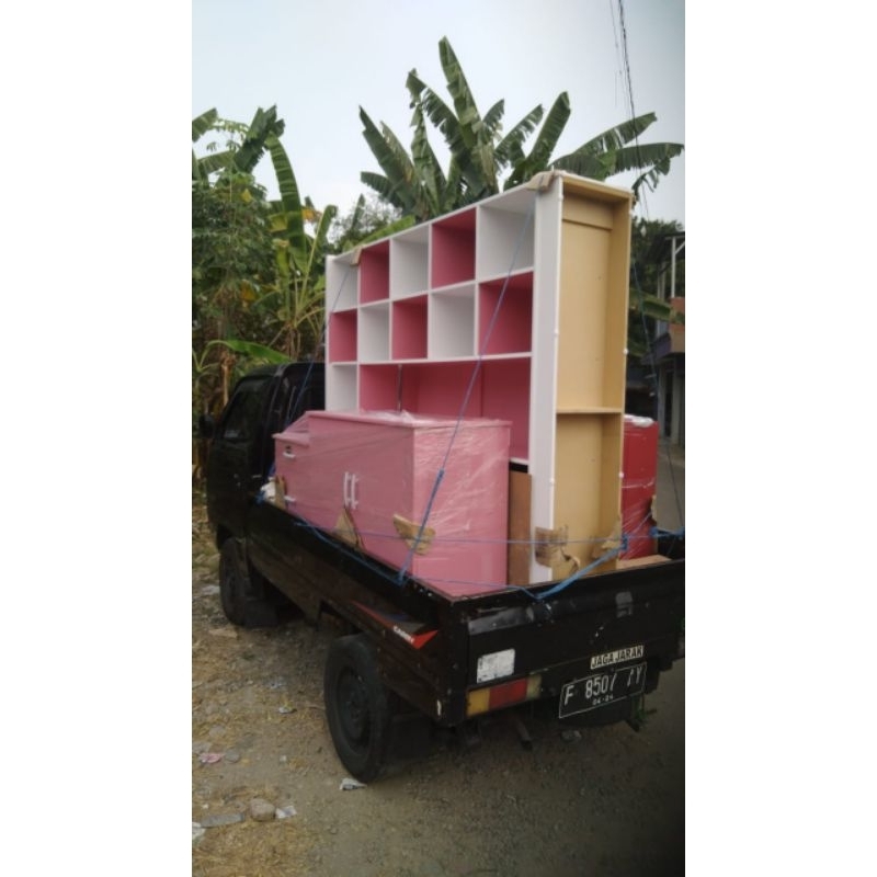 RAK LAUNDRY DAN MEJA KASIR LAUNDRY 1 SET GRATIS ONGKIR