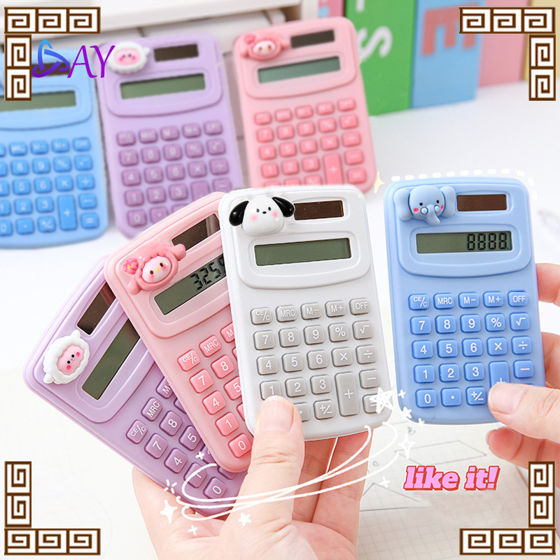 

Kalkulator/ Kalkulator Portable/Digit Electronic Calculator /Kalkulator Fancy Warna / Candy Color Mini