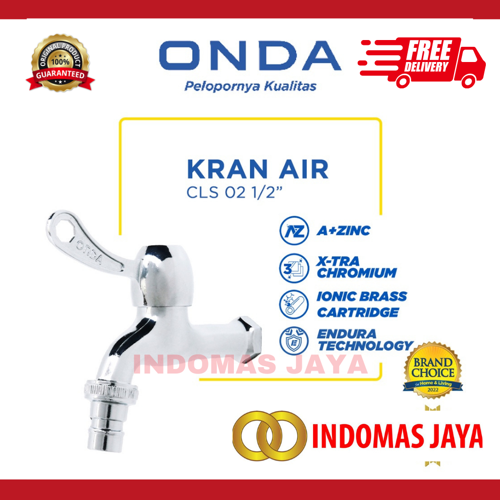 ONDA Kran Air Tembok / Taman CLS 02 1/2” KRAN TEMBOK ONDA CLS 02 1/2"