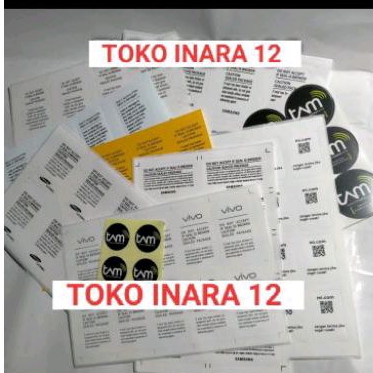 

stiker hp oppo vivo samsung realme xiaomi segel hp xiaomi oppo realme vivo stiker samsung isi 50 pcs