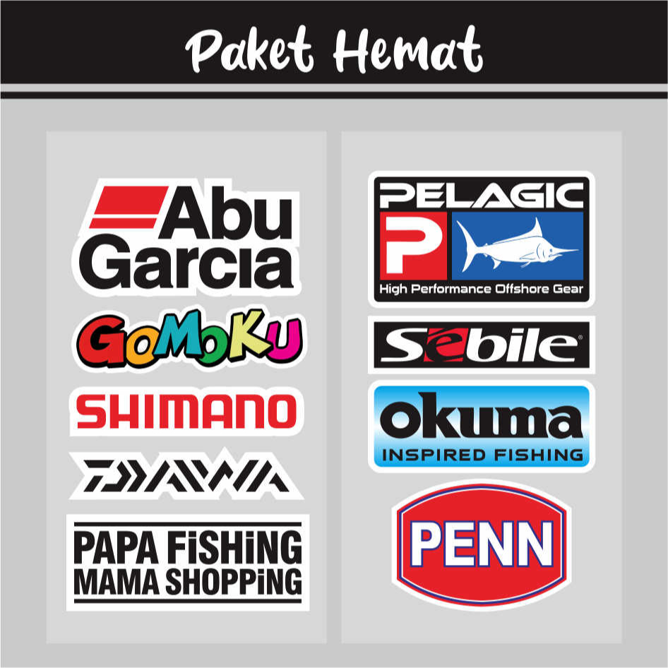 Sticker Mancing Murah Banget Stiker Mancing Mania 008