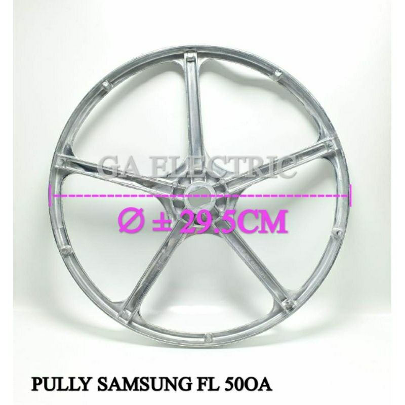 PULLY SEGITIGA MESIN CUCI SAMSUNG FRONT LOAD 500A