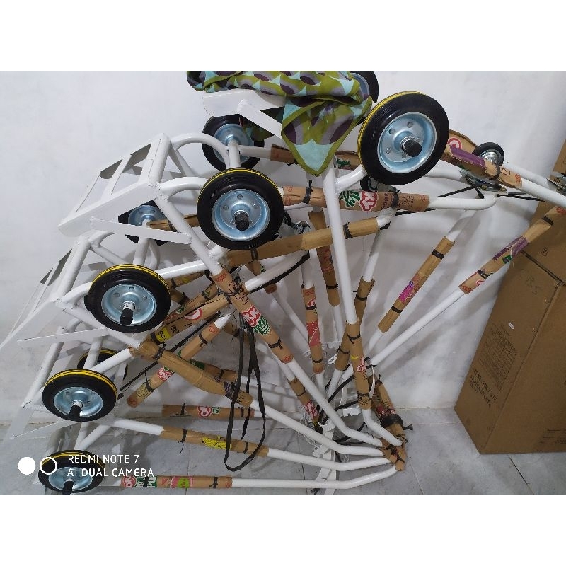 Podomoro Tok Tok Troli Tabung Oksigen 6M3 - Trolly Tabung Oxygen