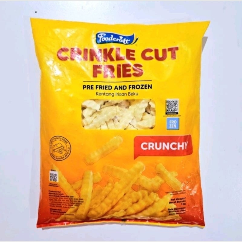 

Foodcraft kentang Crinkle Cut 1kg