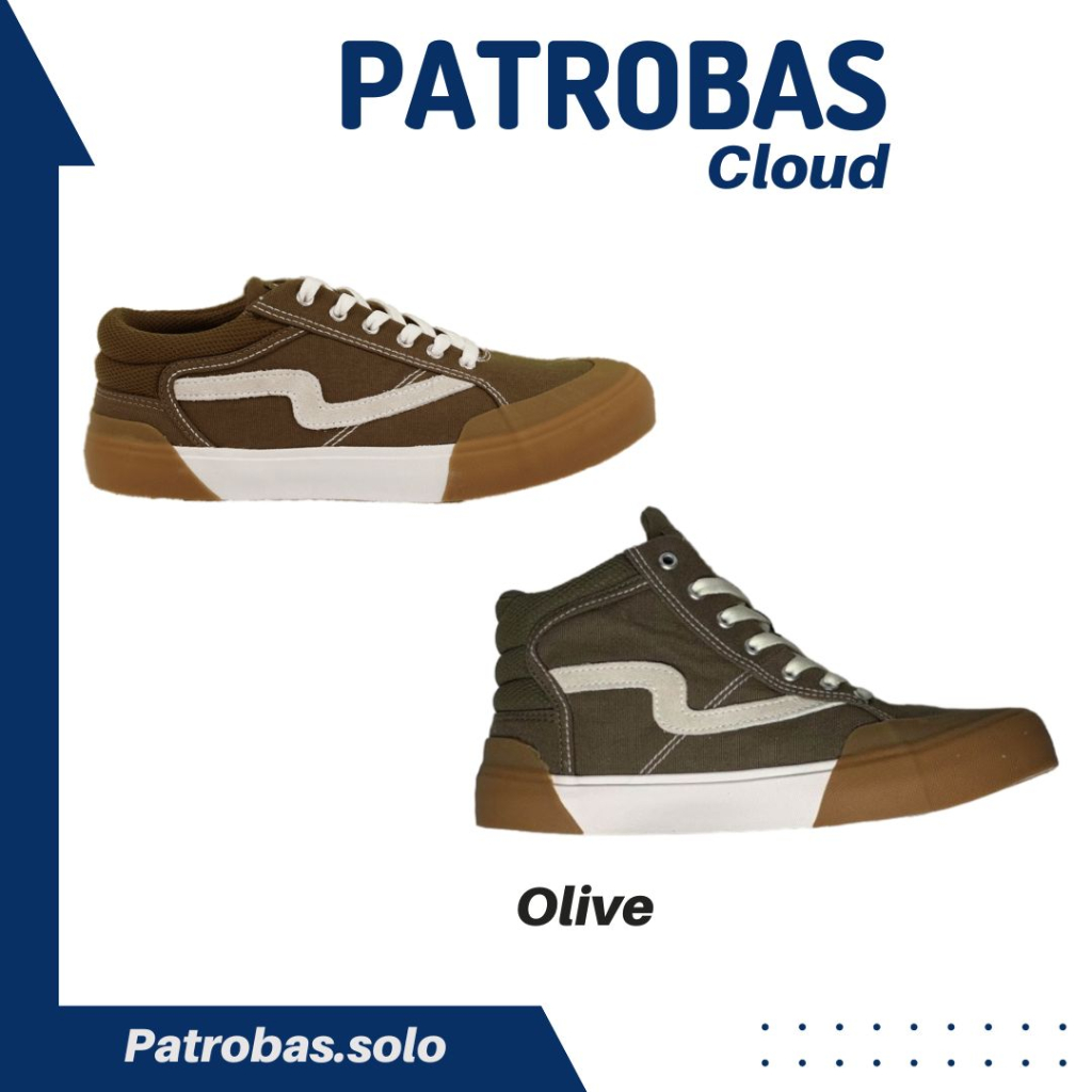 Patrobas Cloud Low / High Olive Original Petrobas Patrobass