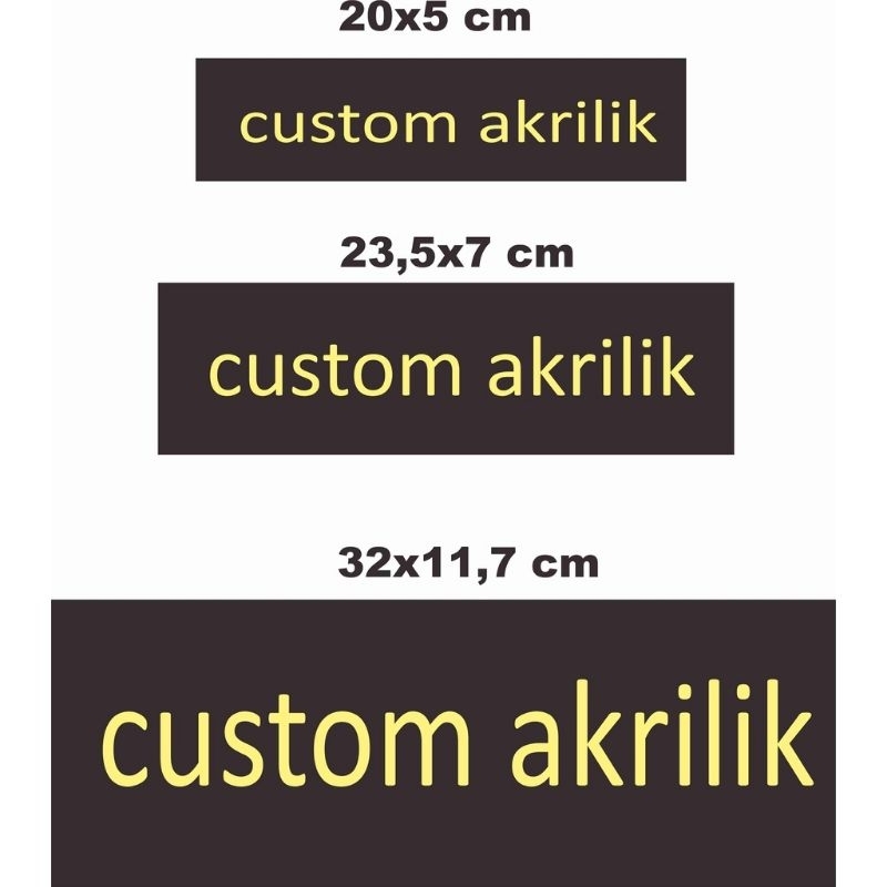 

custom tulisan akrilik bebas