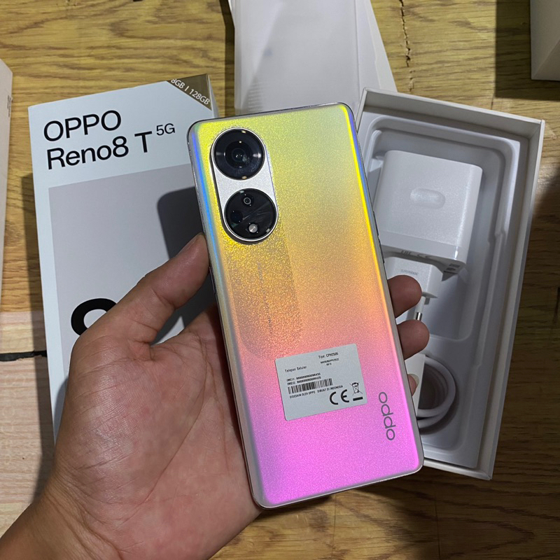 2ND SECOND BEKAS OPPO RENO 8T 5G 8/128 LIKE NEW