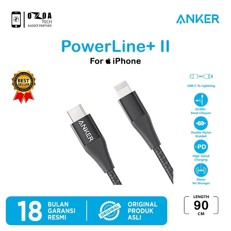 ANKER POWERLINE+ II FOR IPHONE (NEW) ANKER PONTIANAK