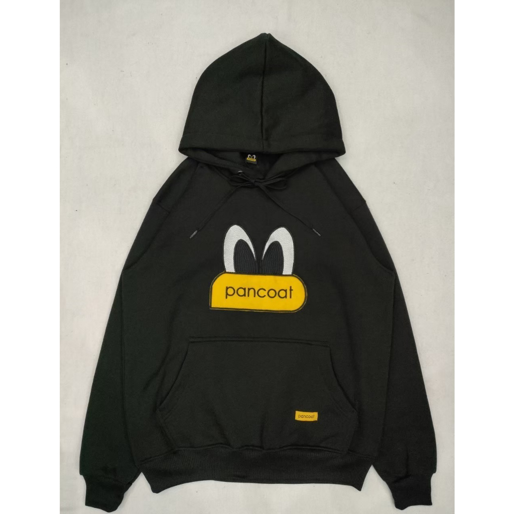 HOODIE PANCOAT HITAM BORID FULL TAG /JAKET HOODIE PANCOAT MATA PREMIUM