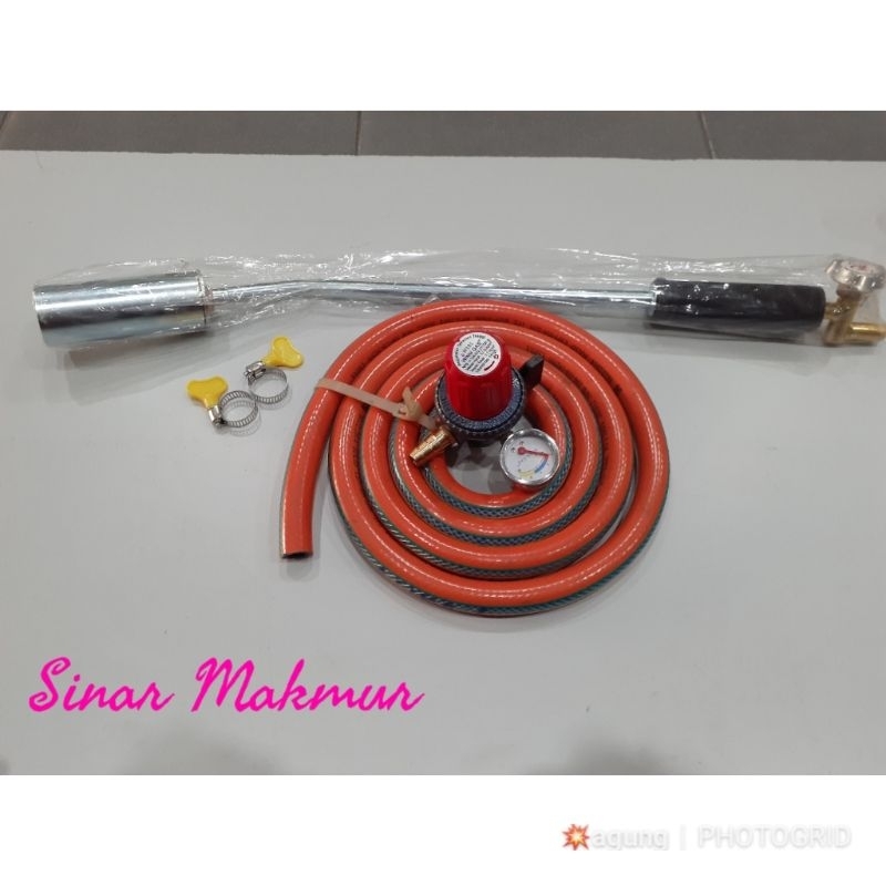 KOMPOR TEMBAK KOMPLIT REGULATOR HP + METER WINNGAS