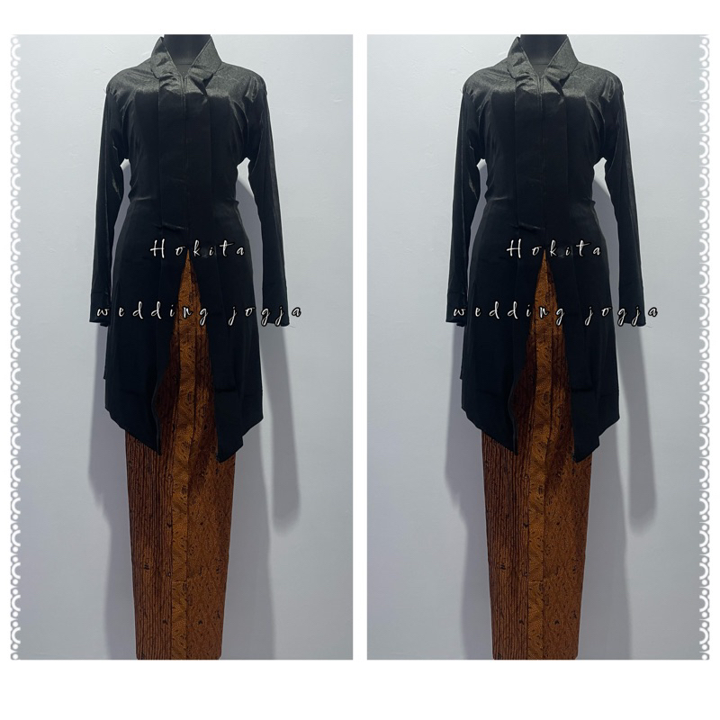 Kebaya Bluru Kartini polos Tunik