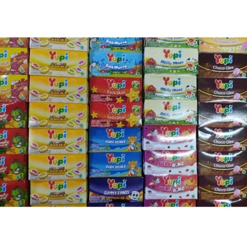 

permen yupi banyak varian /yupi murah 1bok isi 24pcs