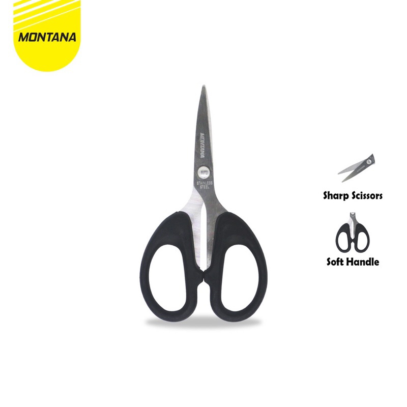 

[CUTIE BABY] Gunting Hitam Montana Pack Dus