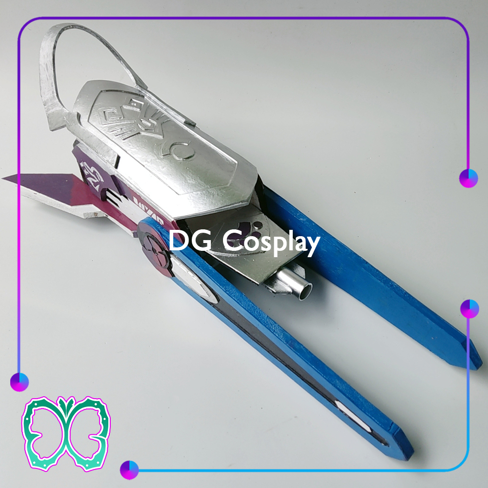 Honkai Star Rail - Silver Wolf Cosplay Weapon - Mainan Kayu Replika