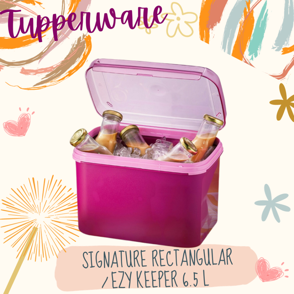 Tupperware Signature Rectangular/ Ezy Keeper 6.5 Liter