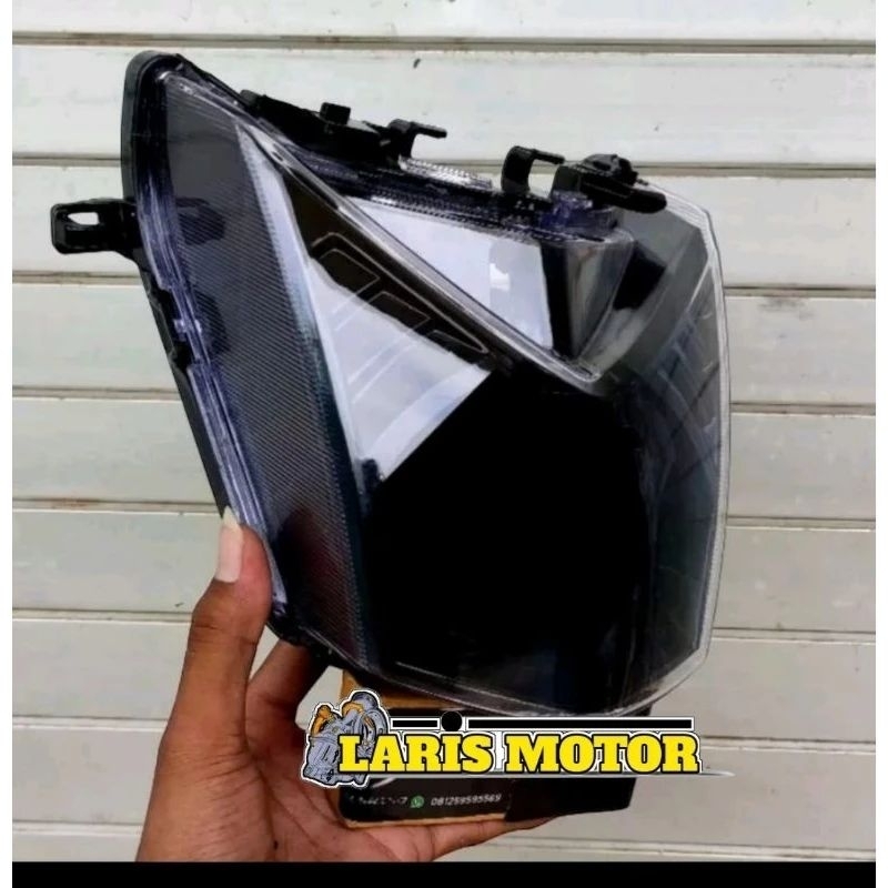 Neo Reflektor Lampu Depan Beat FI Smoke 2012 2016 reflektor depan beat fi custom smoke hitam