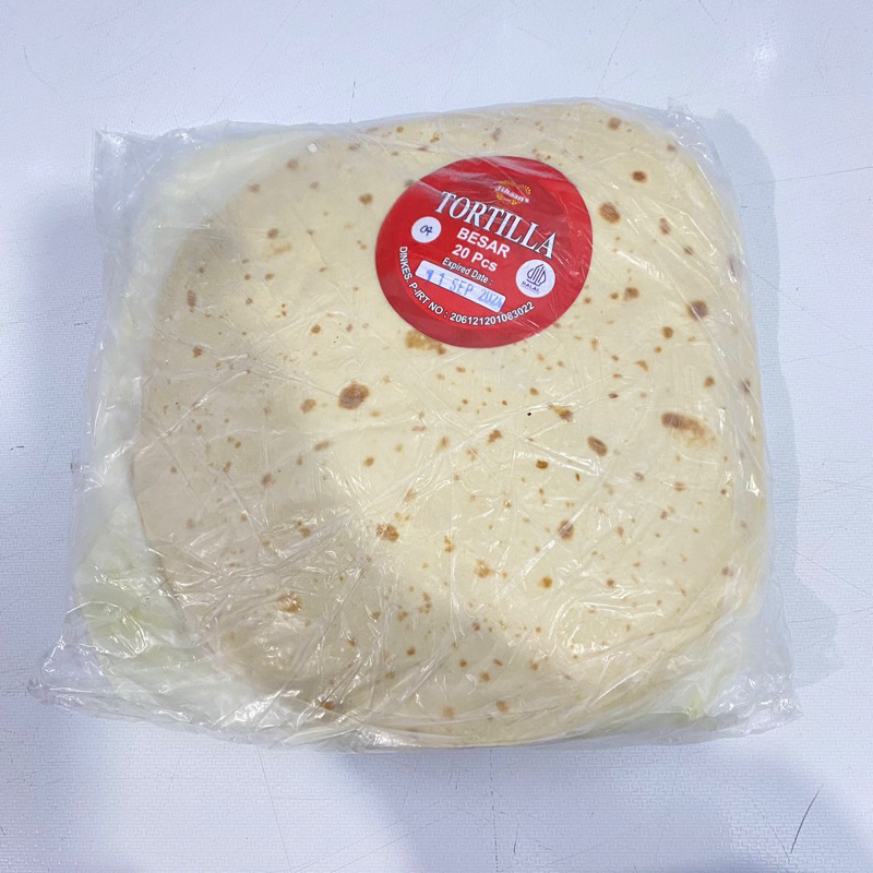 

Tortilla Kulit kebab Premium besar 25 cm