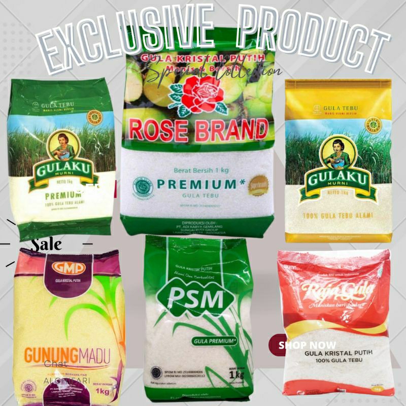

Gula pasir premium food grade 1 kg - Halus dan bersih - Aman untuk bayi dan anak