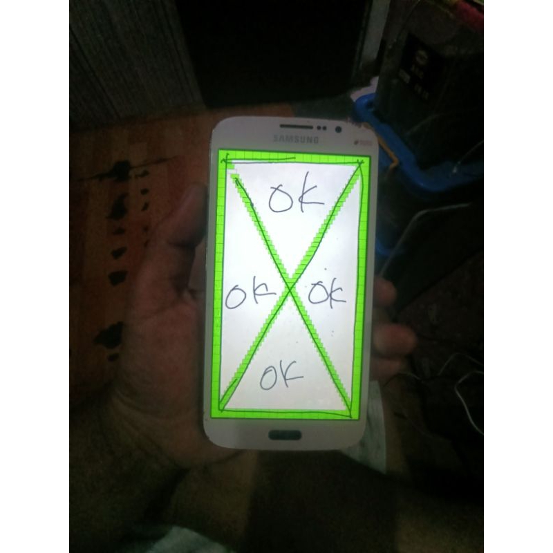 lcd samsung mega i9152 kondisi normal...