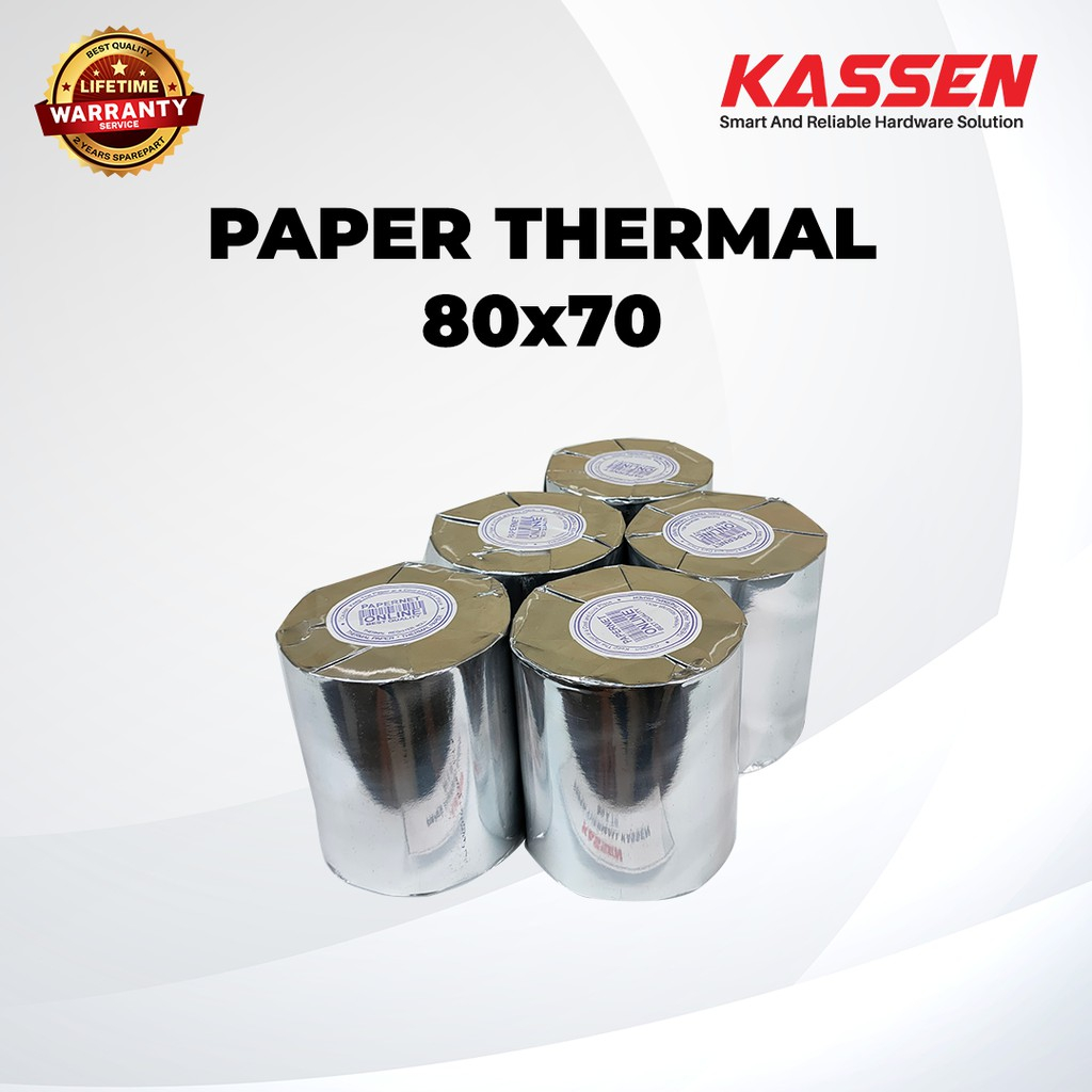 

Kertas Thermal Kassen 80 X 70 Paper Thermal