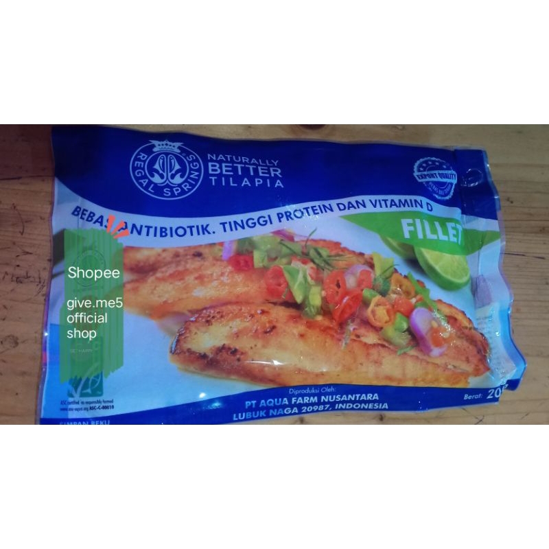 

TILAPIA FILLET BY REGAL SPRINGS 200GR MURAH [EXPORT QUALITY]