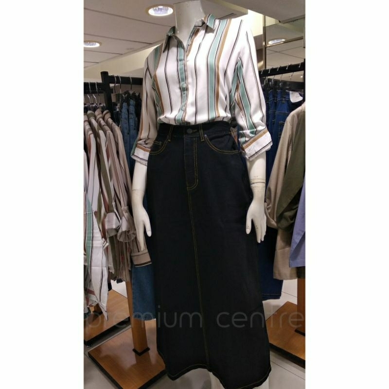 DUST | Rok Panjang Wanita Dust Original Rok Panjang Hitam