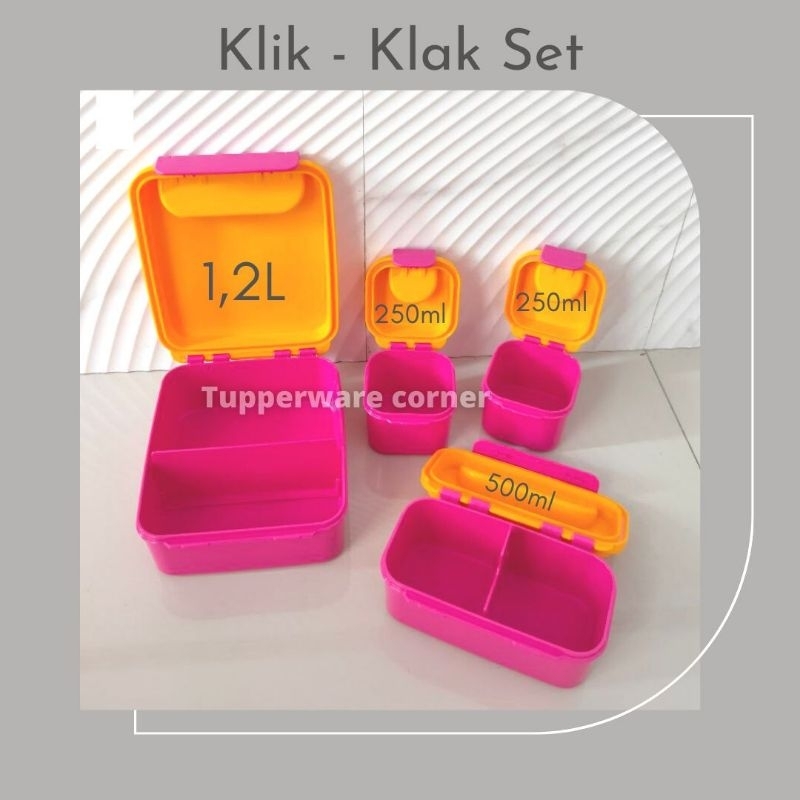 TUPPERWARE // Klik klak set