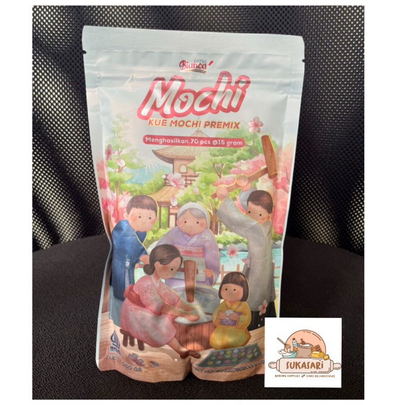 

Bianca Mochi Premix 1kg kue mochi Tepung Premix japanese Moci