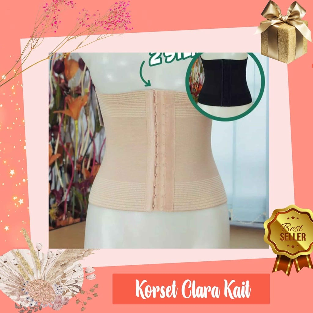 KORSET CLARA 300 XXL HAK MURAH KORSET COKLAT DAN HITAM (PENGAIT) SIZE XXL / JUMBO 3L ALAT PELANGSING