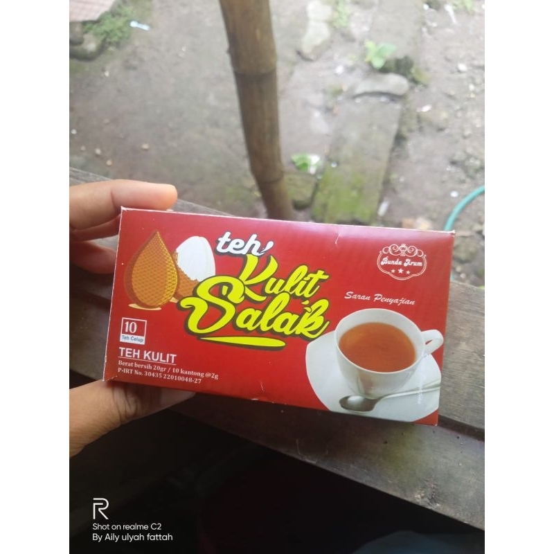 

Teh herbal kulit salak/teh celup